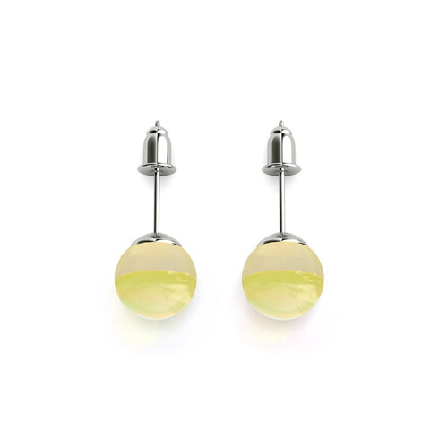 Sunburst | .925 Sterling Silver | Galaxy Glass Stud Earrings
